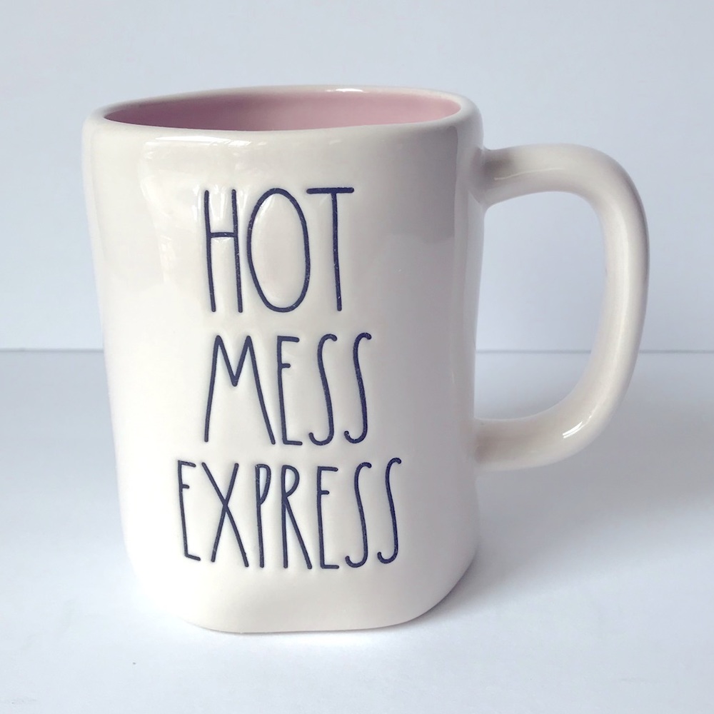 RAE DUNN Hot Mess Express Funny Message Mug